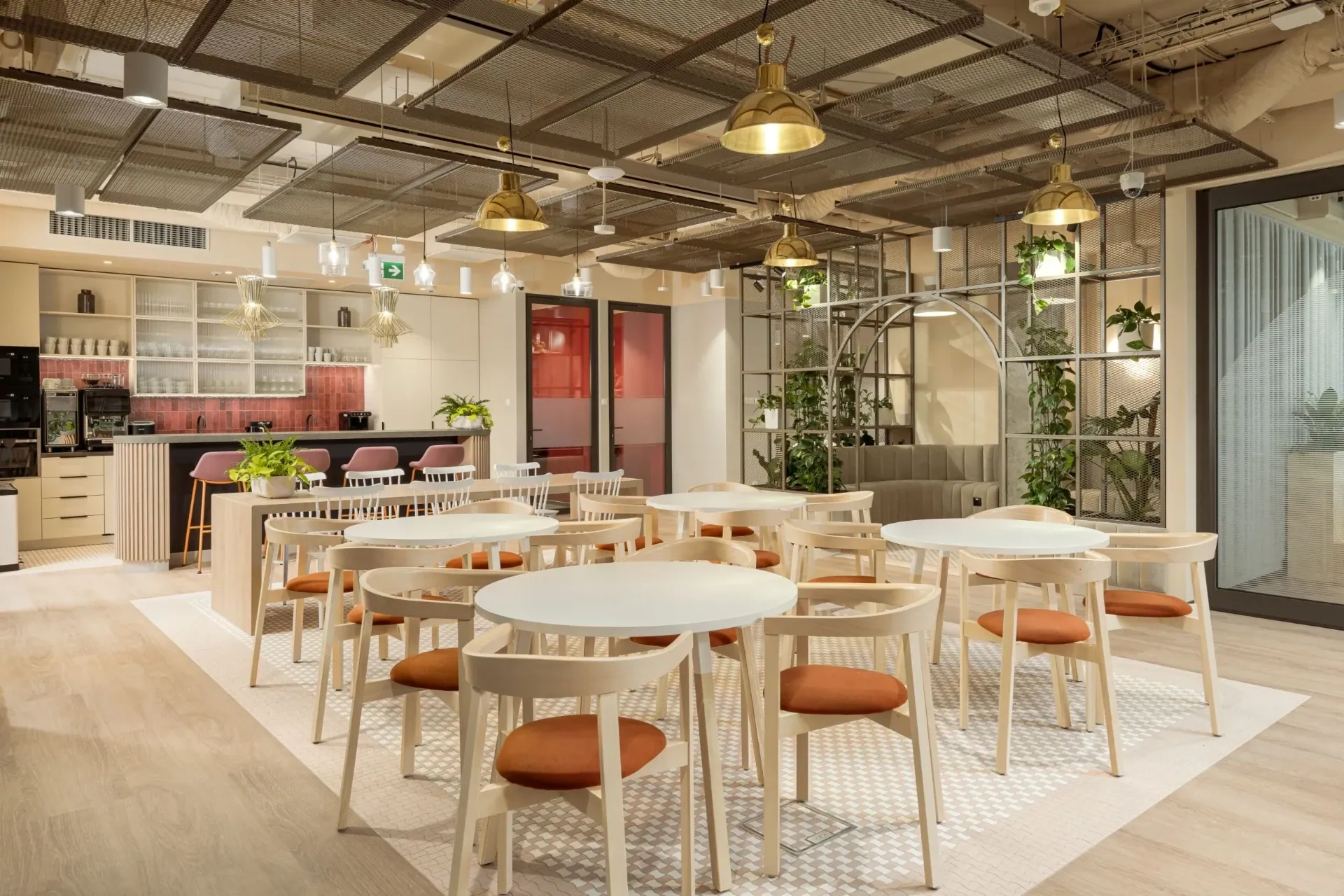 Office kitchen and lounge area - a MILO Group project